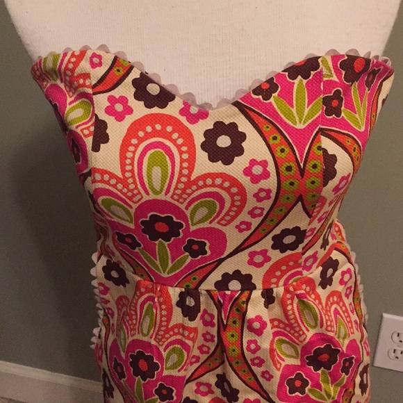Judith March Dress. Strapless. Pockets. - Picture 2 of 2
